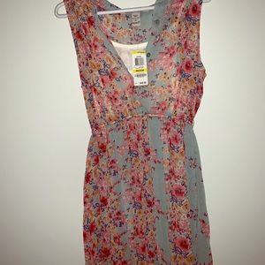 mint green floral dress american rag